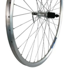 Roland Roue arrière 28 pattes cass 8v Alu V-profil argent