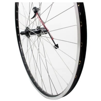 Roland Roue arrière 28 FH-QC400 ZAC19 spk en acier inoxydable noir
