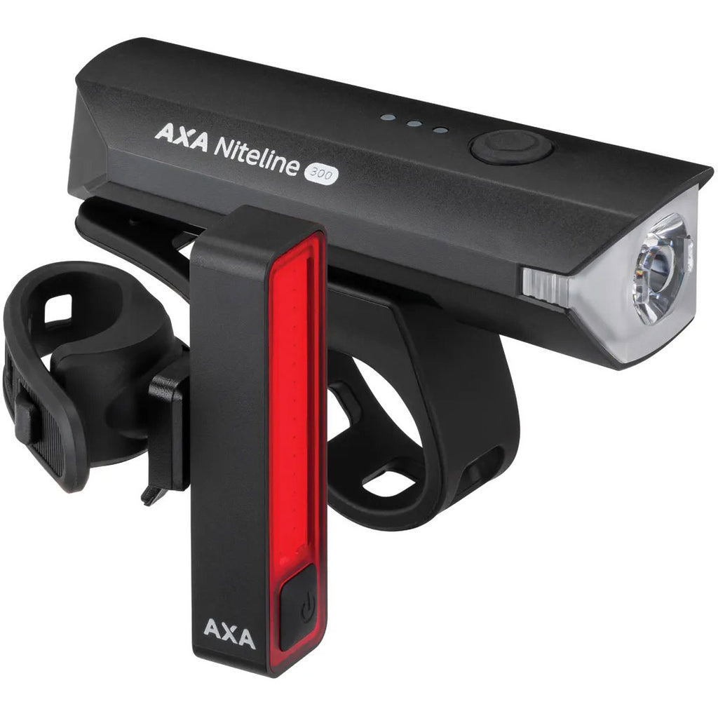 Axa - verlichtingsset niteline 300 300lux usb-c
