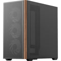 Aerocool b301a mini tower behuizing (zwart | 1x usb-a | 1x usb-c | rgb)