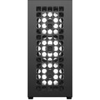 Aerocool b502a midi tower behuizing (zwart | 2x usb-a | 1x usb-c | rgb)