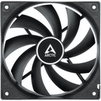 Arctic f12 pwm pst case fan (zwart, 120 x 120 x 25 mm)