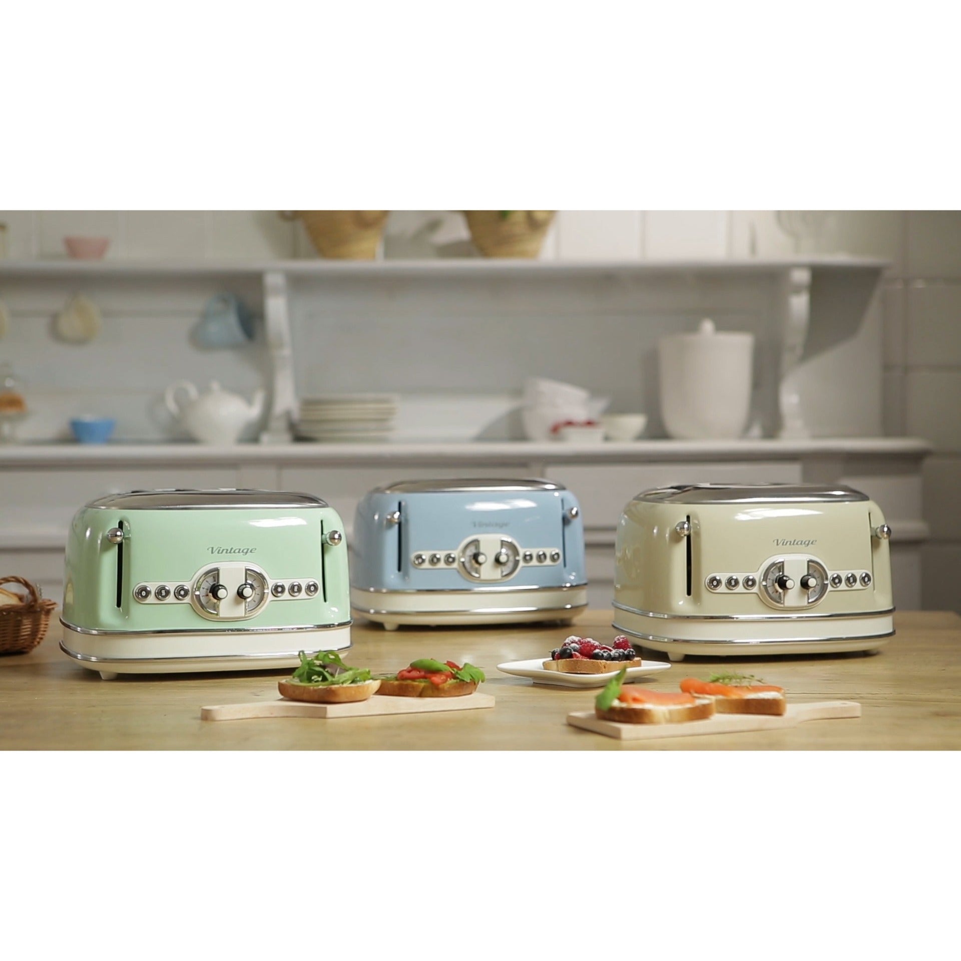 Ariete vintage broodrooster 0156 05 (lichtblauw)