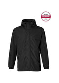 Basil - regenjas hoga unisex jet black s