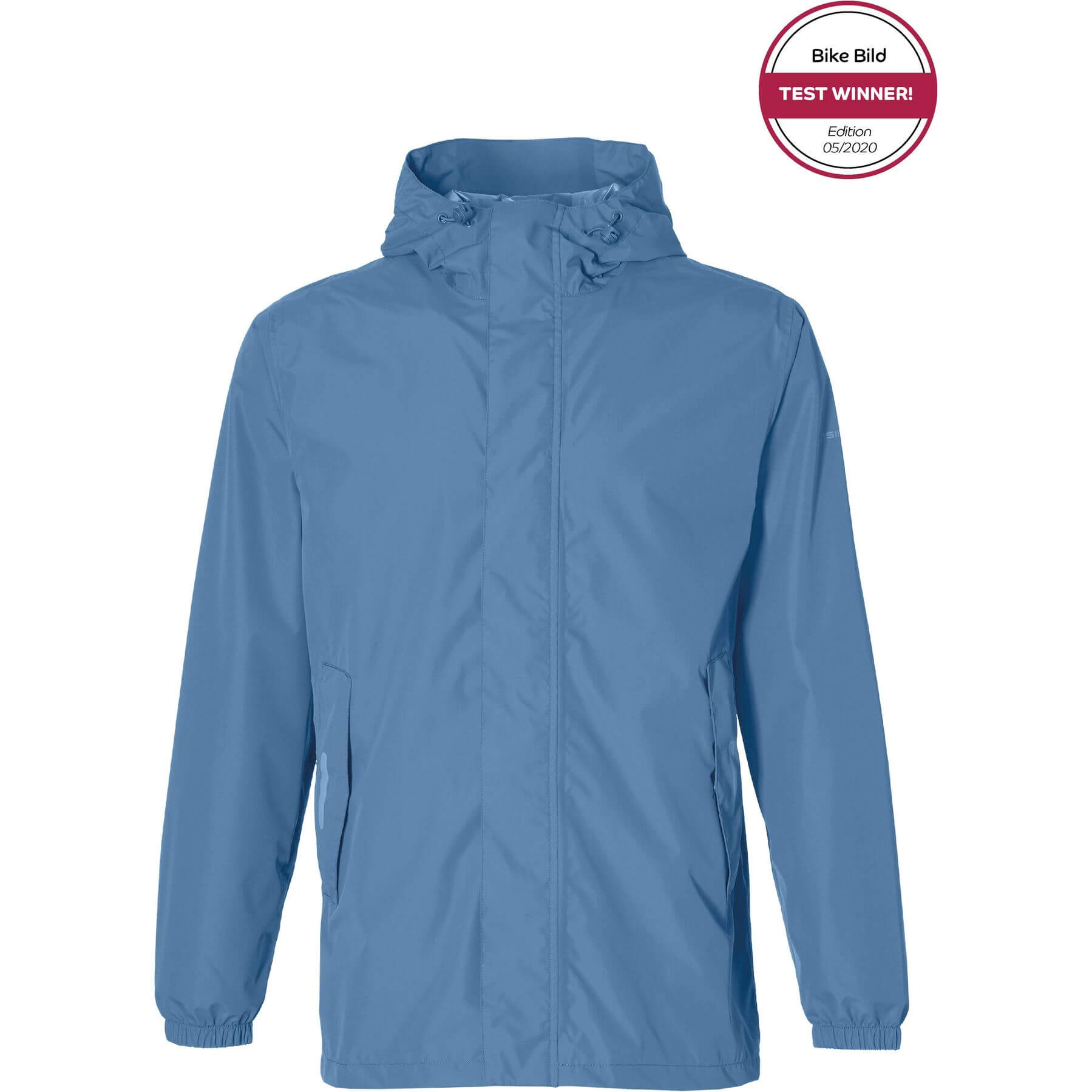 Basil - regenjas hoga unisex horizon blue m