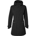 Basil - regenparka mosse dames jet black m