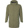 Basil - regenparka mosse heren olive green l