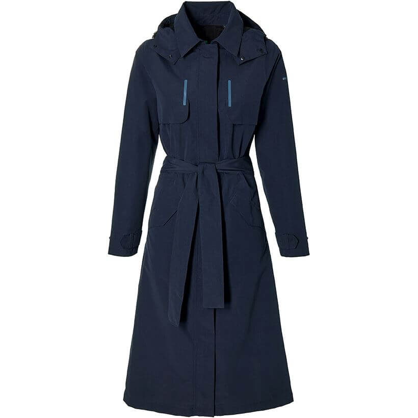 Basil - trenchcoat mosse dames night blue s