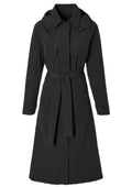 Basil - trenchcoat mosse dames jet black s