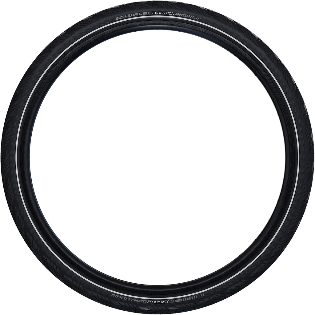 Vouwband Schwalbe Marathon Efficiency Super Race V-Guard 27.5 x 2.15 55-584 - zwart met reflectie