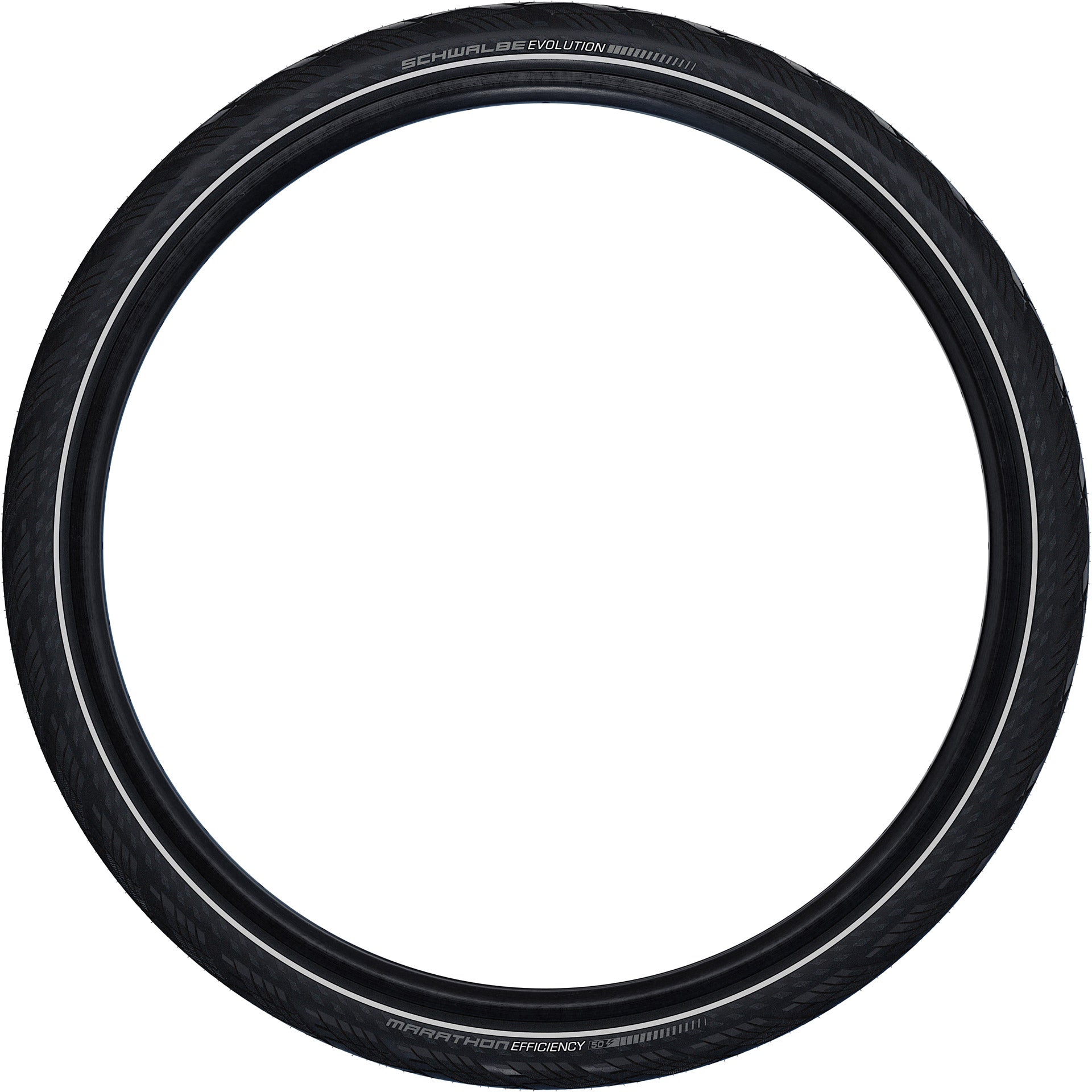 Vouwband Schwalbe Marathon Efficiency Super Race V-Guard 27.5 x 2.15 55-584 - zwart met reflectie