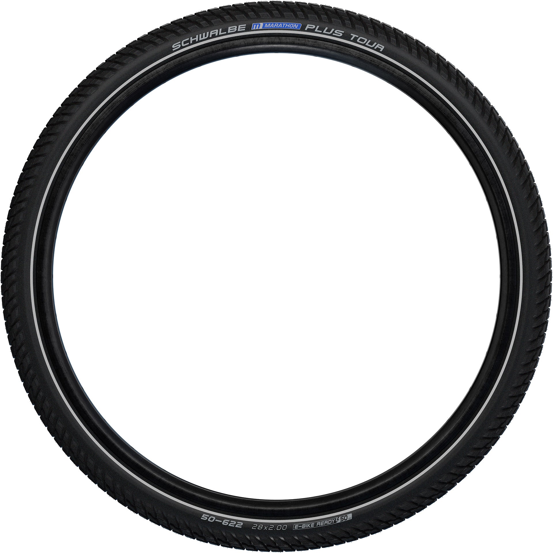 Schwalbe marathon plus tour 28x2.15 (55-622) wired performance line addix e black+reflex