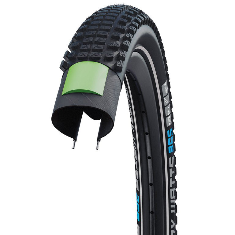 Schwalbe johnny watts 365 27.5x2.35 (60-584) folding performance line dd addix 4season black+reflex
