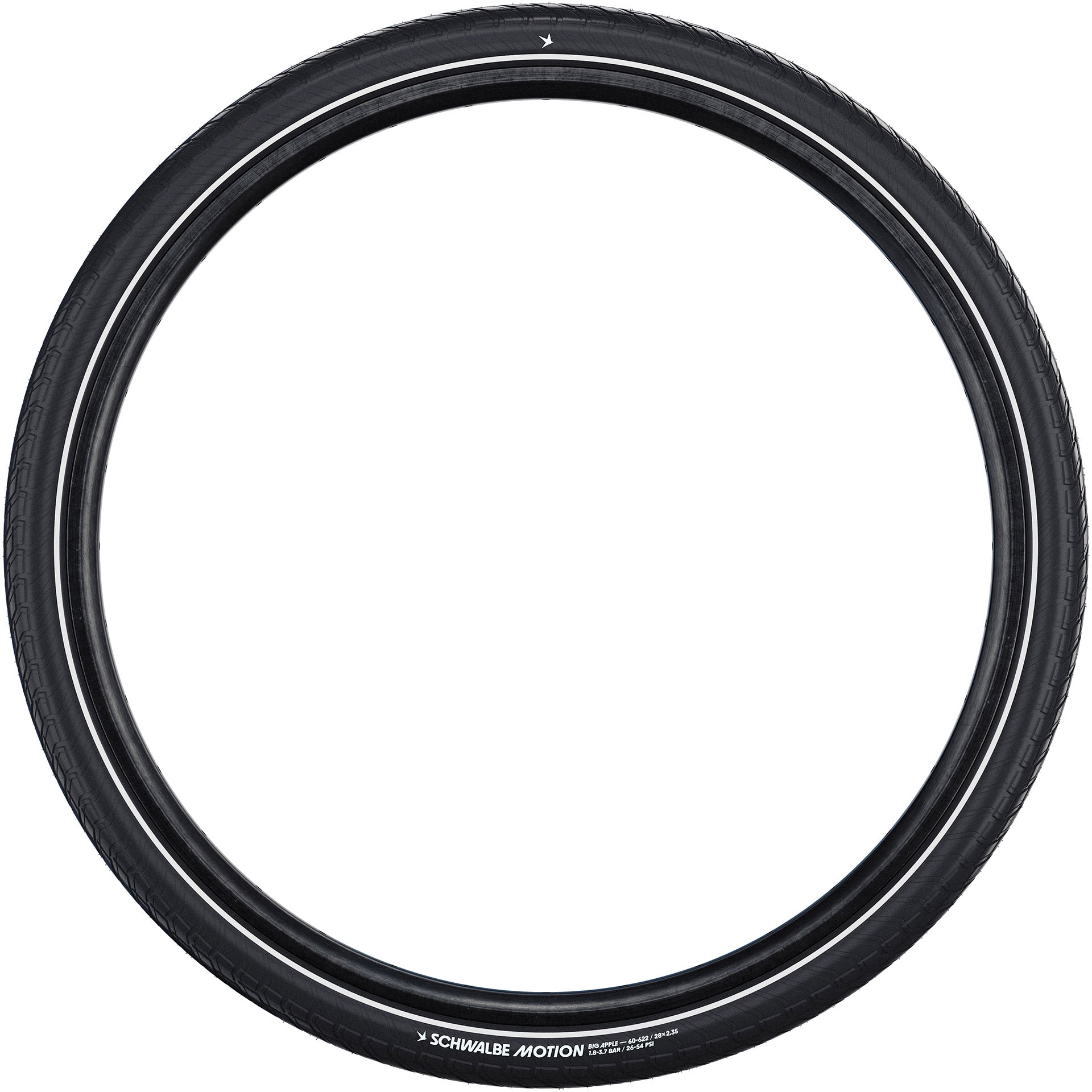 SCHWALBE - SCHWALBE draadband motion big apple 50-622 +r zwart