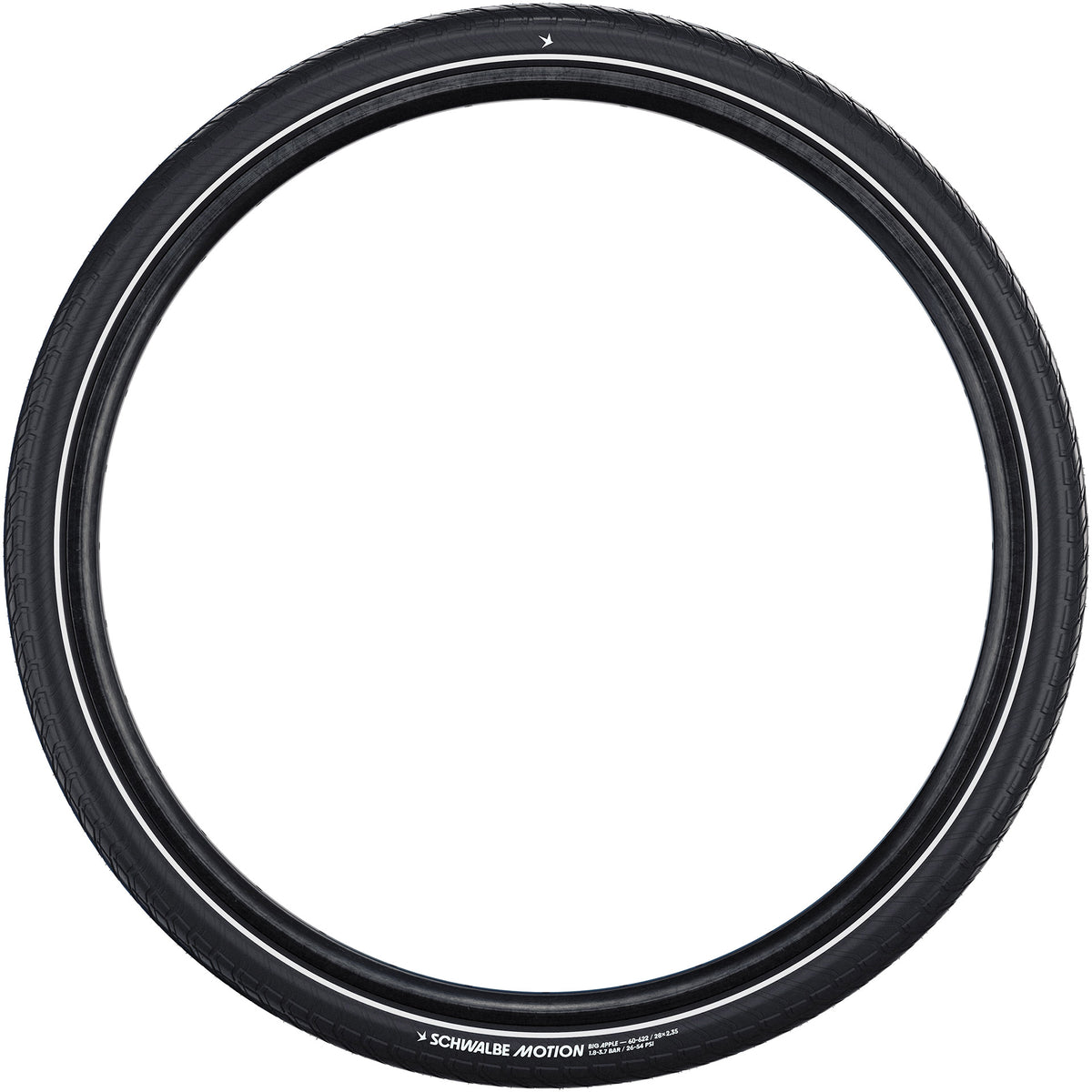 Schwalbe benelux b.v. schwalbe draadband motion big apple 50-254 +r zwart