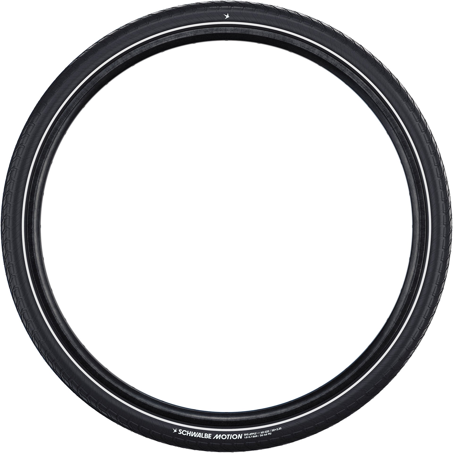SCHWALBE - SCHWALBE draadband motion big apple 60-622 +r zwart