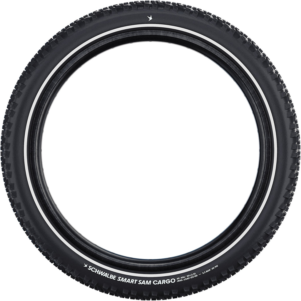 SCHWALBE - SCHWALBE sam cargo - wired - addix e - super defense - 27.5x2.35 - black + reflex