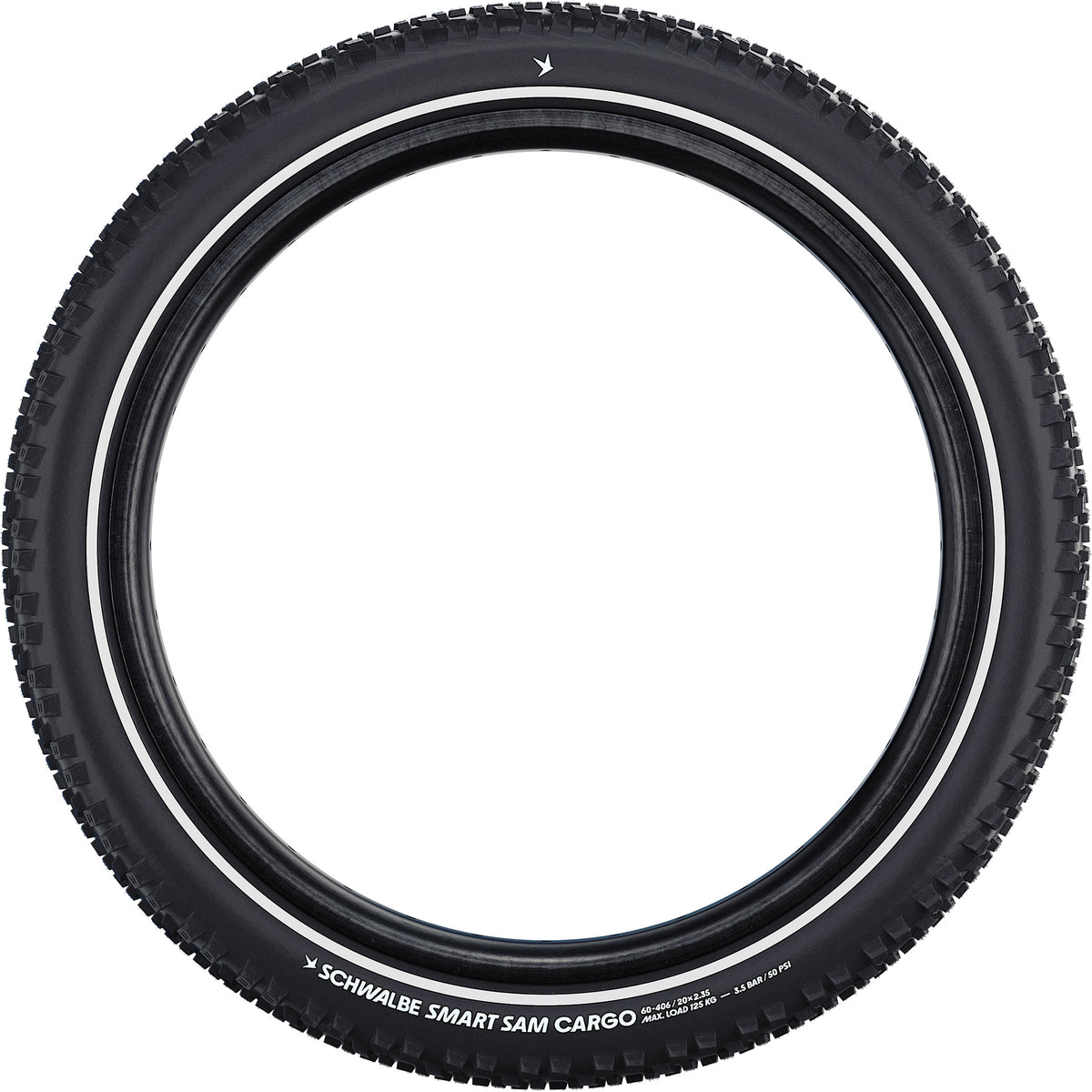 SCHWALBE - SCHWALBE sam cargo - wired - addix e - super defense - 27.5x2.35 - black + reflex
