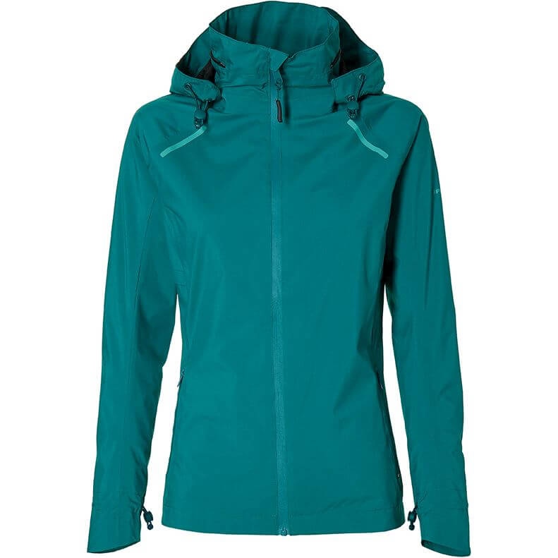 Basil - regenjas skane dames teal green m