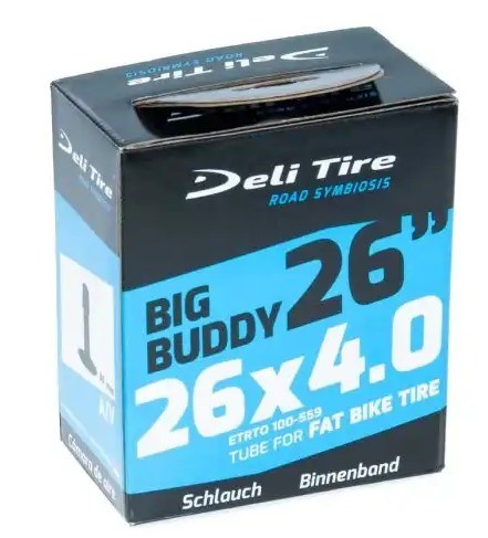 Deli Tire - Deli binnenband 26x4.00 100-559 av fatbike
