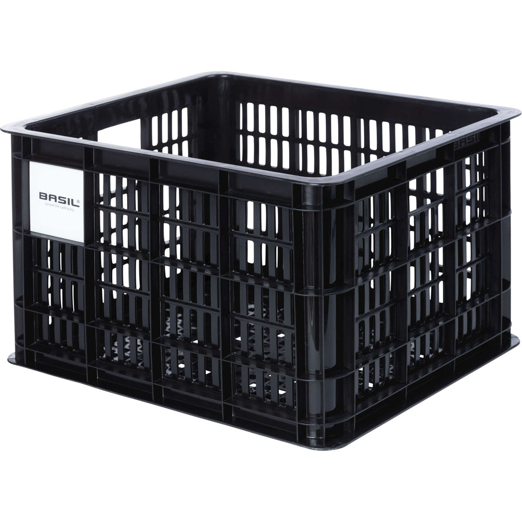Caisse à vélo Basil M - moyenne - 29,5 litres - noire
