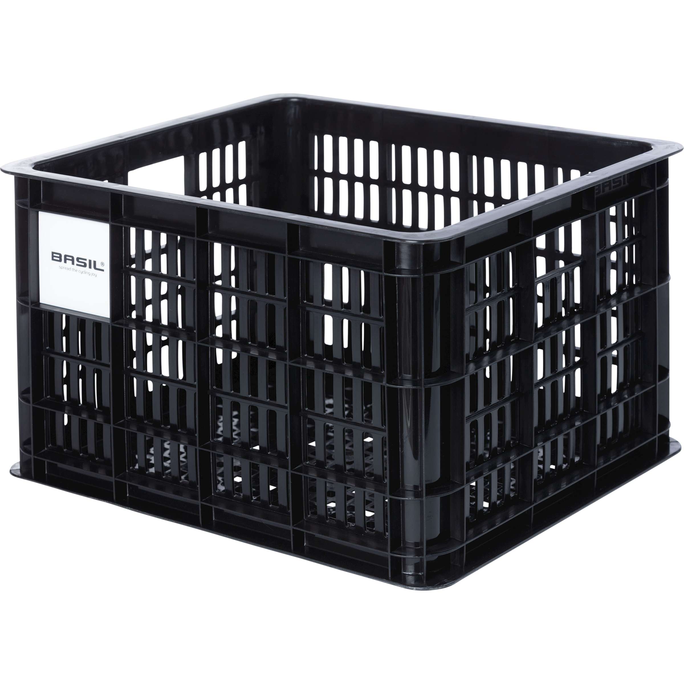 Caisse à vélo Basil M - moyenne - 29,5 litres - noire