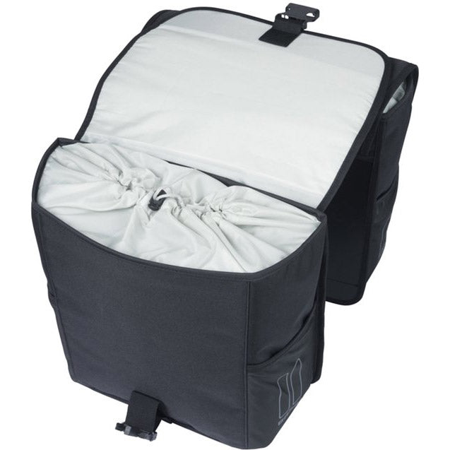 BASIL - BASIL Tas go mik 2.0 dubbel zwart | 32l