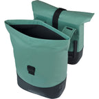 Basil b.v. basil dubbele tas cove 28-32l zilvergroen zwart