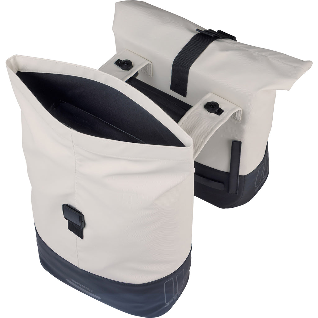 Basil B.V. - B.V. Tas basil cove dubbel wit/zwart | mik | 32l