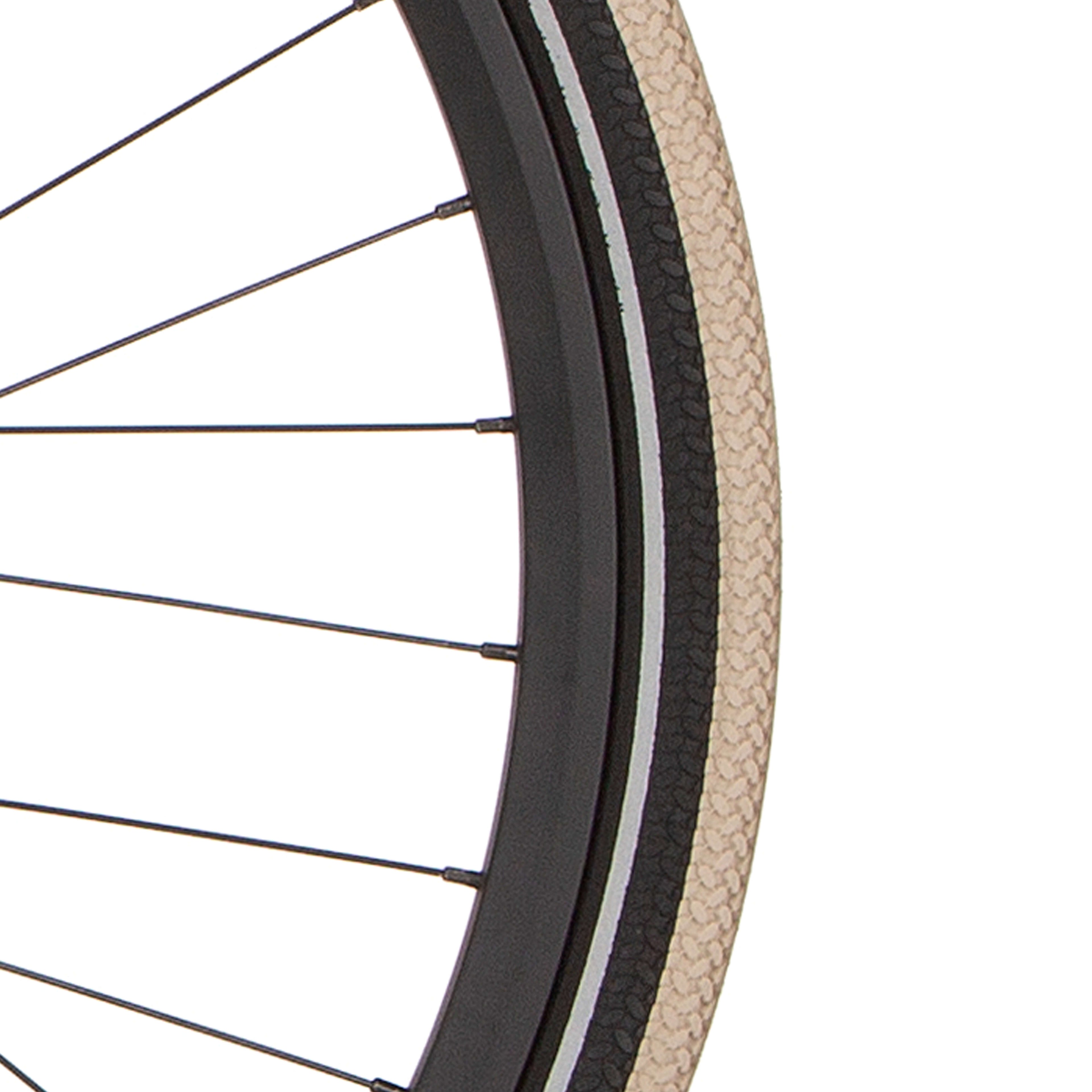 Cortina buitenband Canberra 28 x 1.75 khaki zwart refl