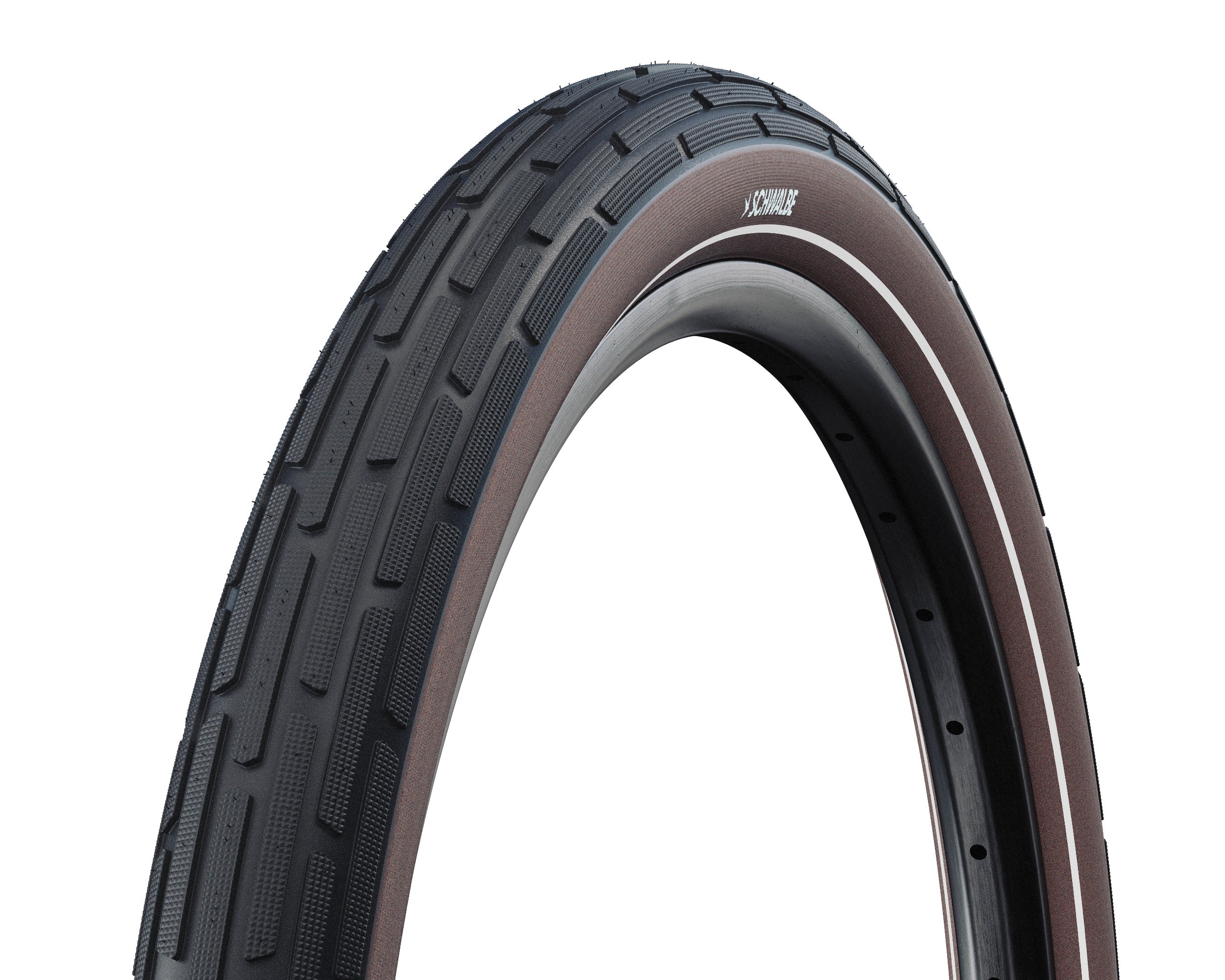 Schwalbe - draadband fat frank active 50-622 +r zwart/coffee