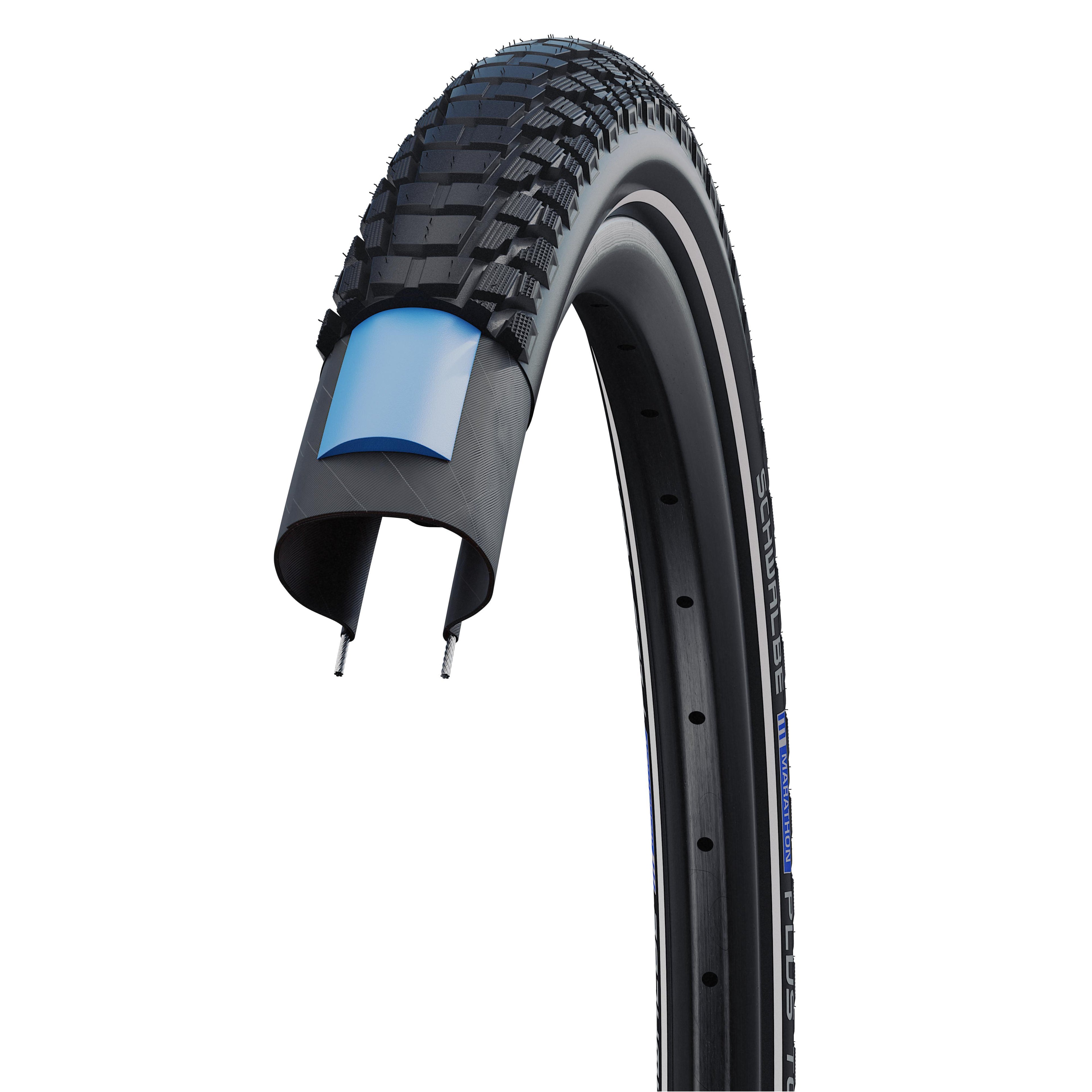 SCHWALBE - SCHWALBE buitenband marathon plus tour 37-622 zw refl