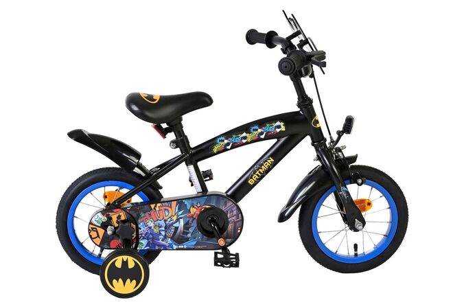 Batman - Batman kinderfiets - jongens - 12 inch - zwart
