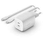 Belkin BoostCharge 2-poorts USB-C GaN-wandlader met P