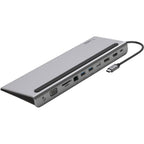 Belkin connect 11-in-1 usb-c hub dockingstation (zilver zwart)