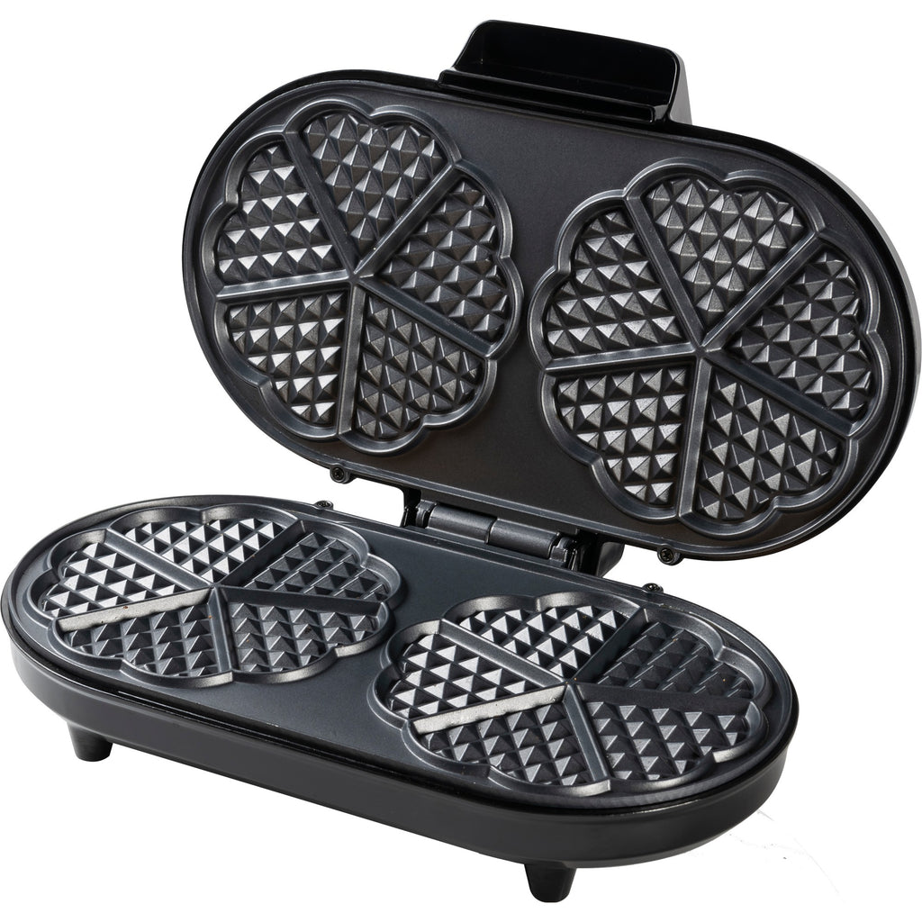 Bestron ADWM730S Dubbele wafelmaker voor klassieke hartvor