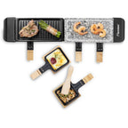 Bestron ARG200BW Raclette met natuurgrillsteen en grillpla