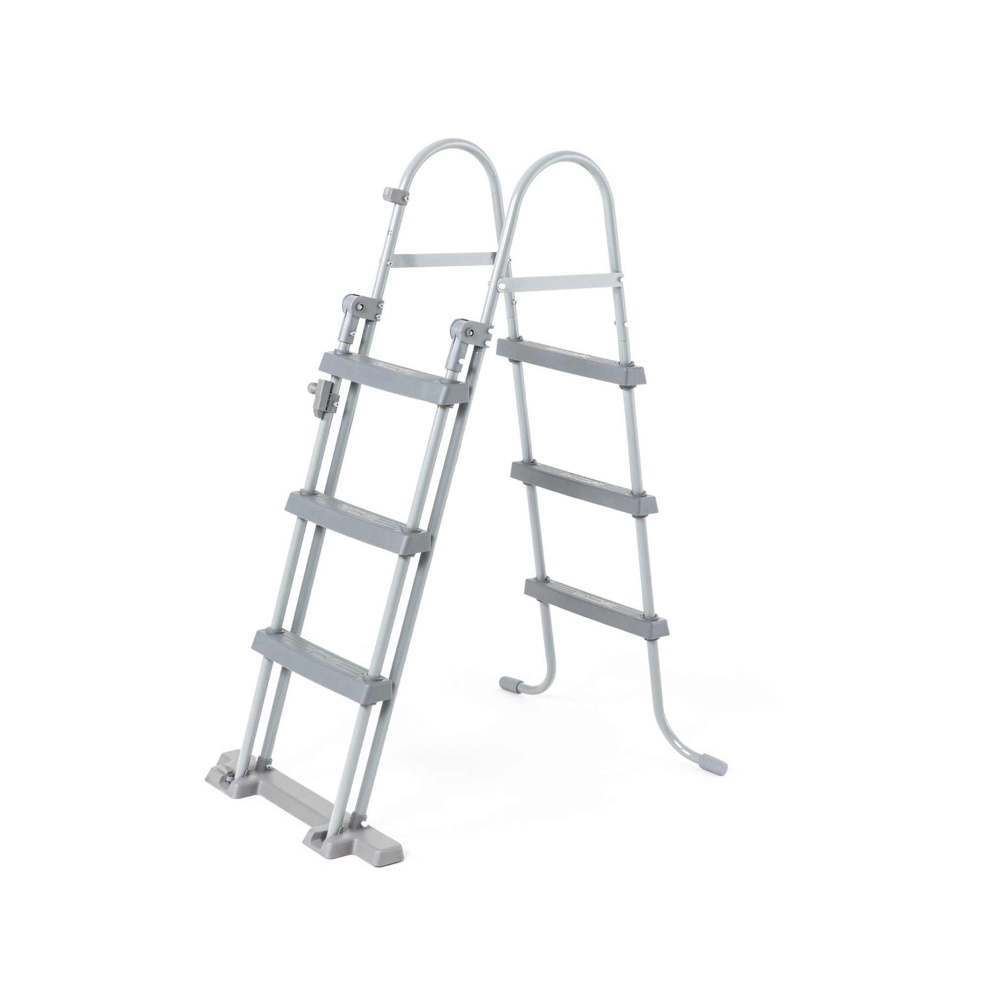 Bestway zwembad steel pro max set rond 366x100 (lichtgrijs, incl. filterpomp (220-240v) + ladder)
