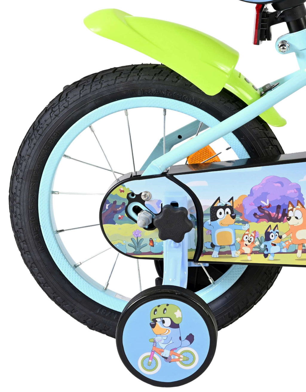 Bluey kinderfiets - 14 inch - lichtblauw