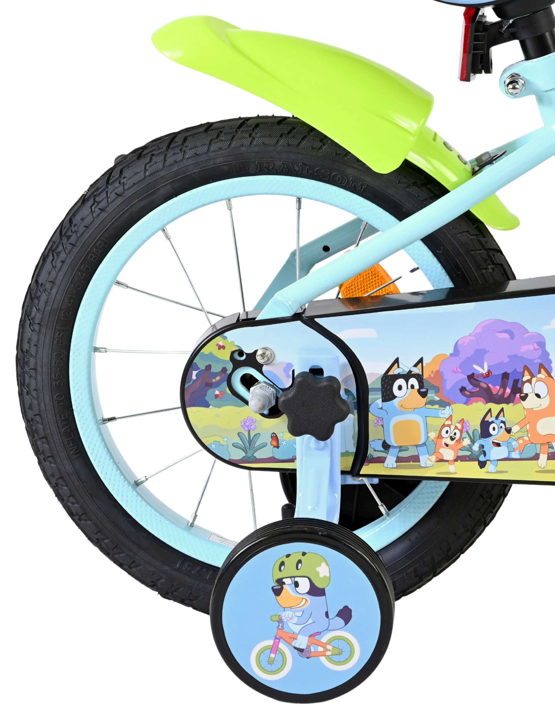 Bluey kinderfiets - 14 inch - lichtblauw
