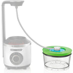 Bosch vacuüm opbergdozen mmzv0sb2 container (transparant groen, 2 stuks)