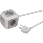 Brennenstuhl meervoudige verdeler alea power socket block with usb-charger