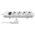 Brennenstuhl comfort line plus stekkerdoos 4-voudig stekkerdoos (wit, 2 meter)