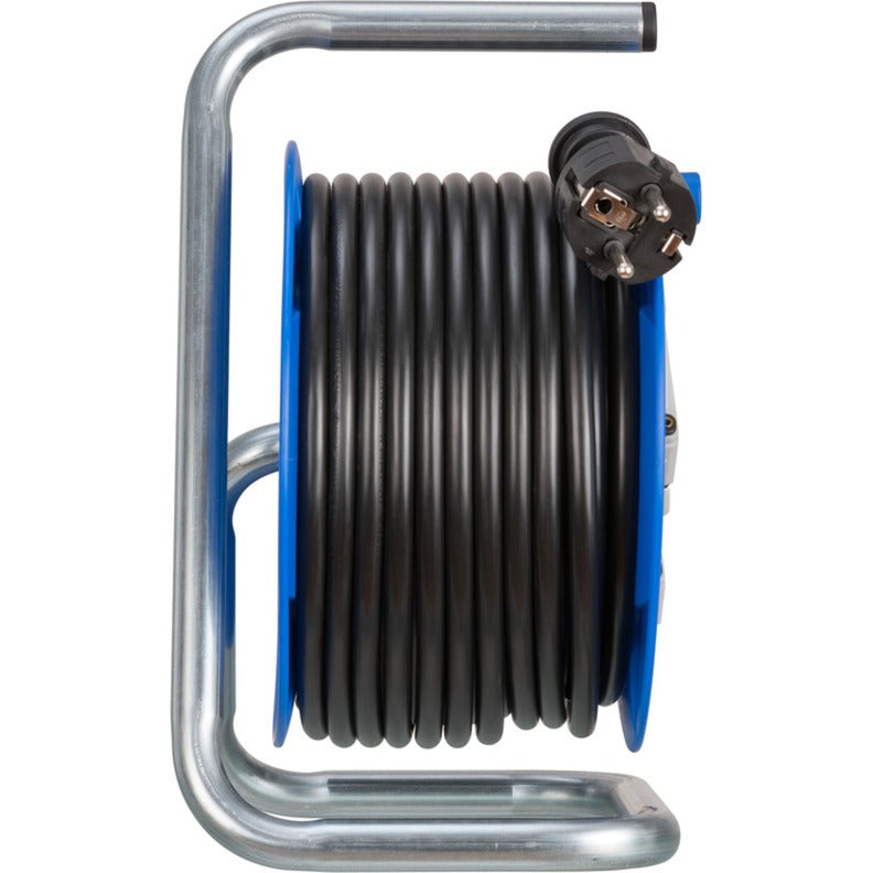 Brennenstuhl garant compacte kabelhaspel 3-voudig met usb voor gebruik binnenshuis (indoor-kabelhaspel met usb-oplaadfunctie en 15-meter kabel) - 1079180600