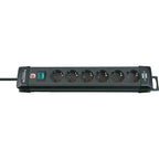 Brennenstuhl stopcontactlijst premium-line | 6 voudig | zwart | 1951160100 - 1951160100