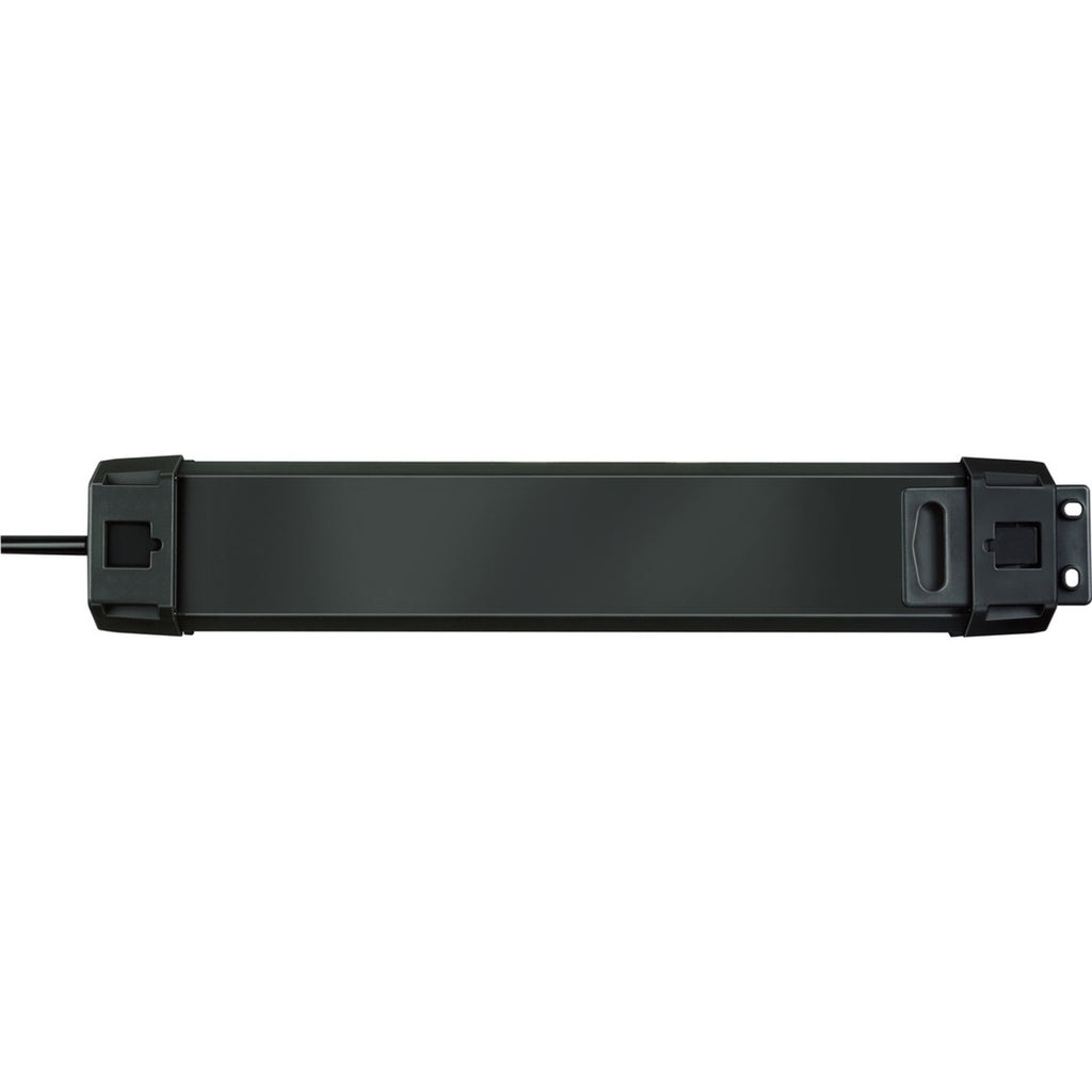 Brennenstuhl premium-line stekkerdoos 4-voudig stekkerdoos (zwart, 1,8 meter, 60.000a overspanningsbeveiliging)
