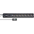Brennenstuhl primera tec comfort switch plus 7-voudige stekkerdoos stekkerdoos (zwart, 19.500a overspanningsbeveiliging, externe schakelaar)