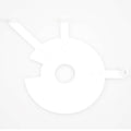 Cortina kettingdisc C-lite sneeuw wit