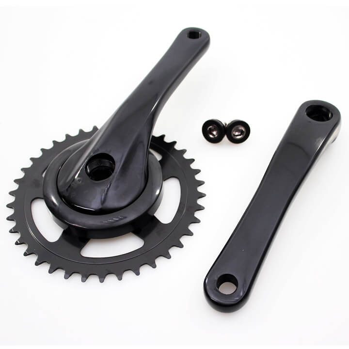 Cortina - crankstel 38t black matt