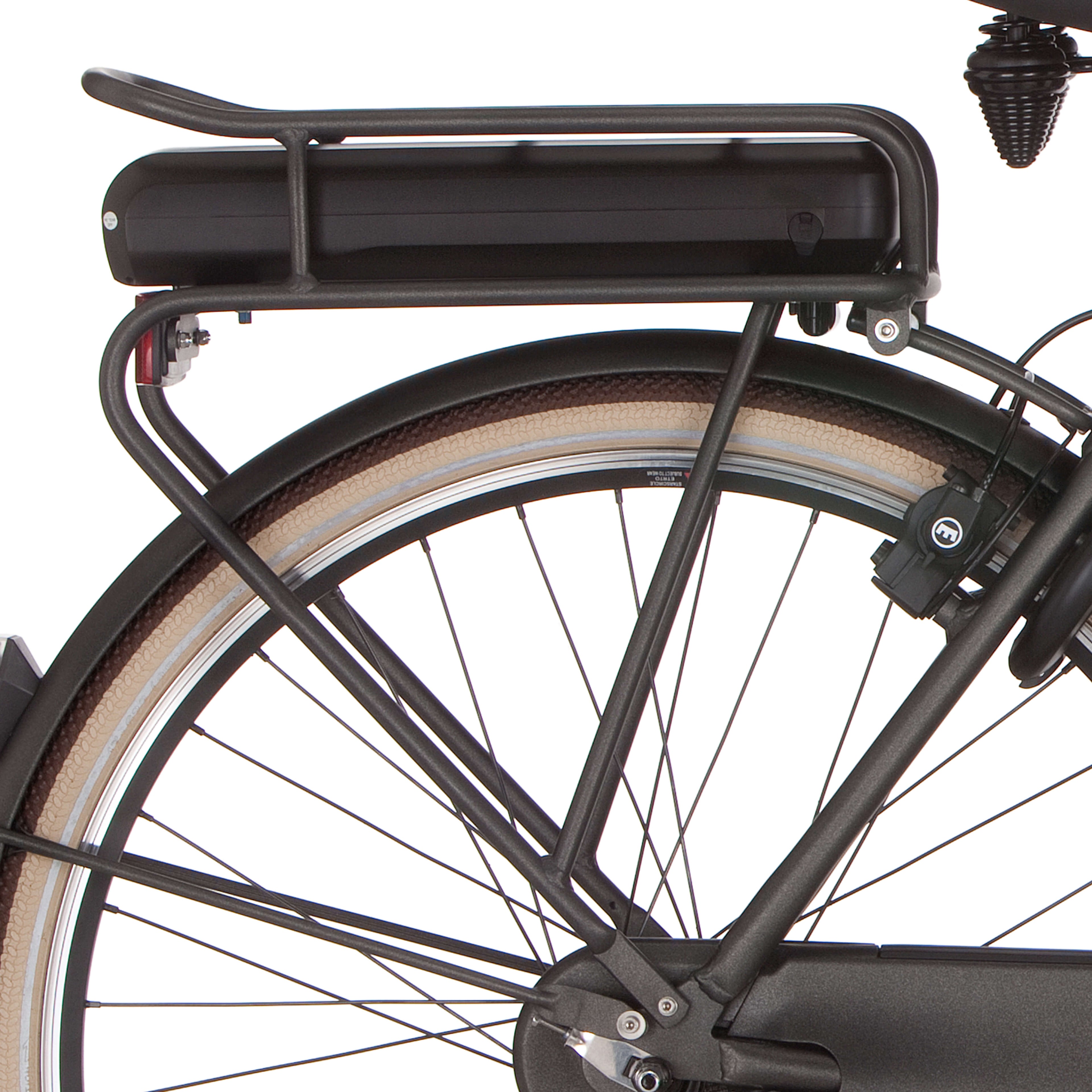 Cortina achterdrager e-u4 bafang black gold matt
